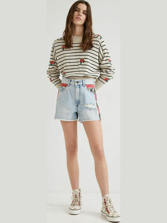 Cartag Women's Jean Shorts Stone Wash