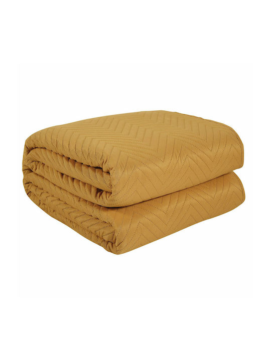 Das Home 9561 Coverlet Single Microfiber Ochre 160x240cm