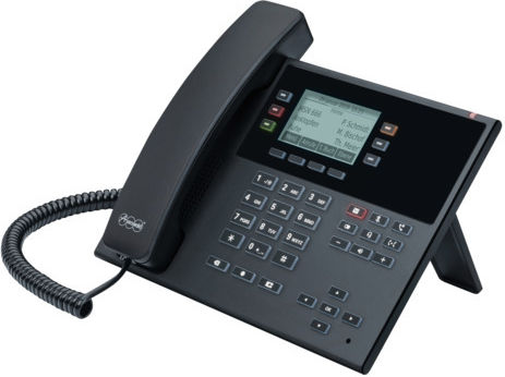 Auerswald COMfortel D-210 Verkabelt IP-Telefon mit 3 Linien in Schwarz