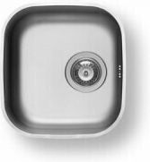 Pyramis Iris 1B Undermount Inox Μ35.7xΠ38.7cm Silver