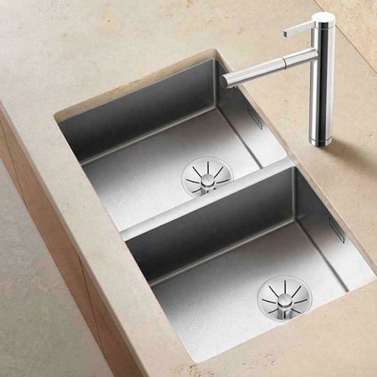 Blanco Claron 400/400-U Durinox Υποκαθήμενος Σατινέ 86.5x44cm Ασημί Blanco Claron 400/400-U Durinox Υποκαθήμενος Σατινέ 86.5x44cm Ασημί