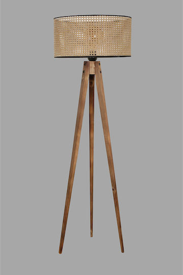 Tripod Floor Lamp H153cm. Beige