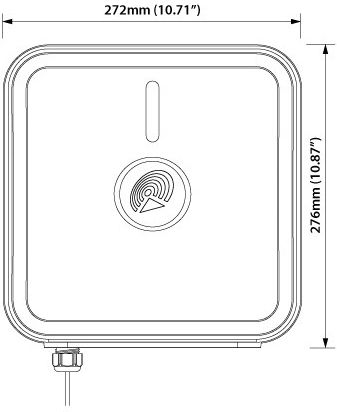 QuWireless QuPanel LTE HP SISO 10m External 4G Directional Antenna 7dBi with SMA Connection APLS1-H1