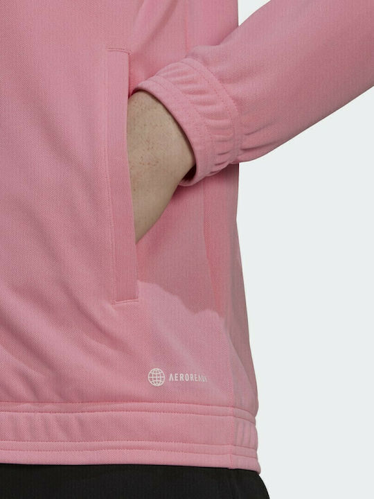 Men's Cardigan with Hood Pink