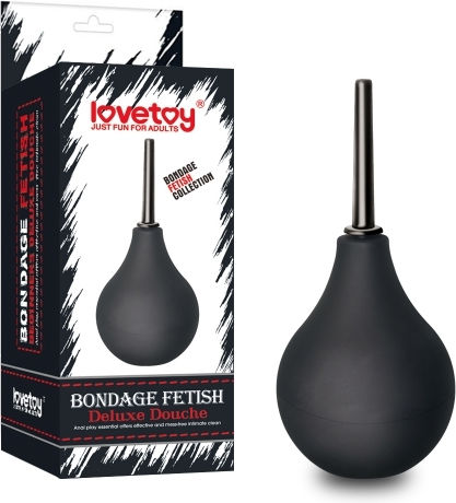 Lovetoy Bondage Fetish Deluxe Анален душ Черен 16.5см