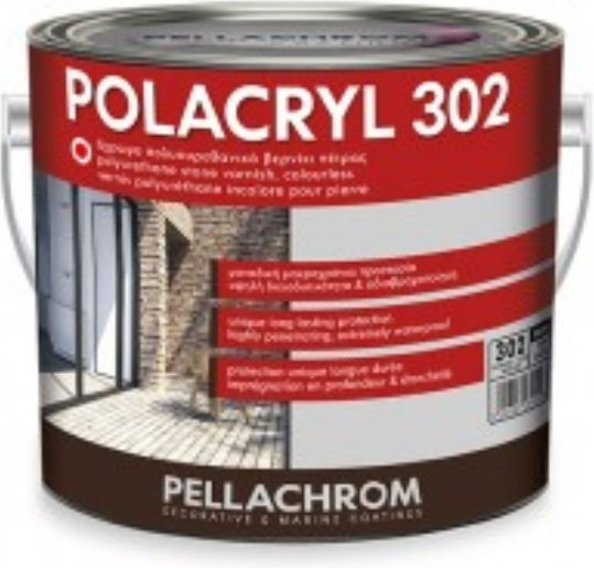 Pellachrom Polacryl 302 Пропитка Полиуретан Безцветен Блестящ 750мл