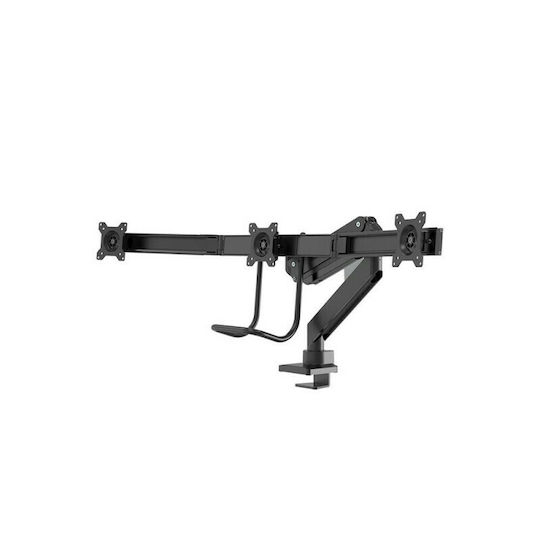 Neomounts Halterung Auf dem Schreibtisch für 3 Monitore bis 27" mit Arm (NM-D775DX3BLACK)