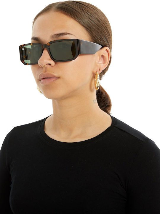Komono Dylan Women's Sunglasses with Brown Tartaruga Plastic Frame and Polarized Lens KOM-S7851