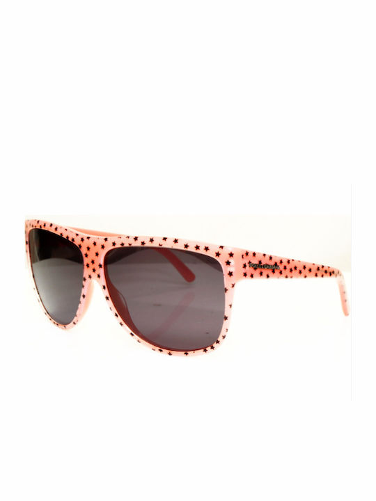 Dolce & Gabbana Women's Sunglasses with Pink Plastic Frame and Black Gradient Lens DG4125 19568G