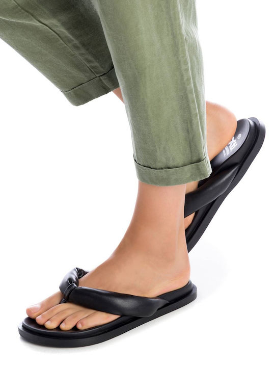 Flache Sandalen für Damen in Schwarz Farbe