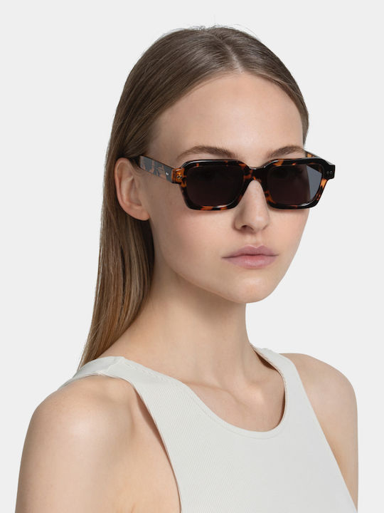 De Sunglasses Ray Unisex Sunglasses with Plastic Frame Tortoise