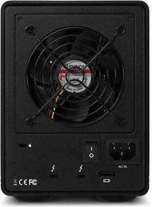 OWC Thunderbay 4 Case for 4 Hard Drives 2.5" / 3.5" SATA III with Connection DisplayPort / Thunderbolt 3