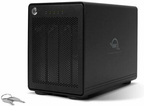 OWC Thunderbay 4 Case for 4 Hard Drives 2.5" / 3.5" SATA III with Connection DisplayPort / Thunderbolt 3