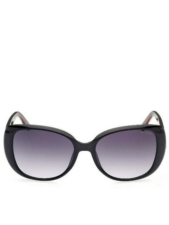 Guess Women's Sunglasses with Black Plastic Frame and Gray Gradient Lens GU7822 01B