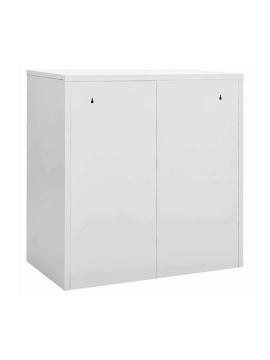 Metallischer Schließfach mit Verriegelungsfunktion mit 4 Außenschränke Grau Offen 90x45x92,5cm