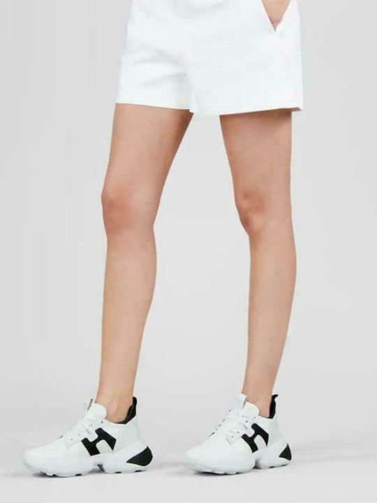 Interactive Femei Chunky Sneakers Albe