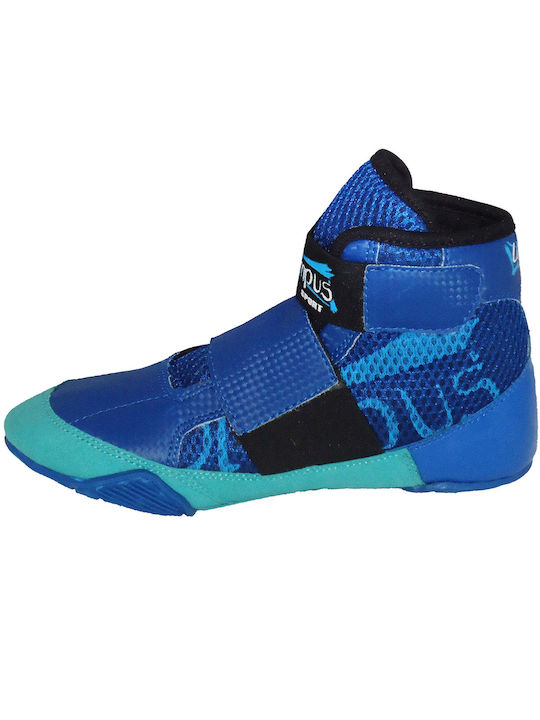 Olympus Sport Junior Velcro Παπούτσια Πάλης Μπλε