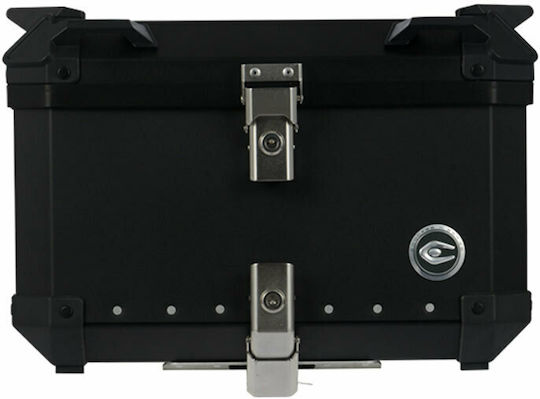 Coocase Q5 Μπαγκαζιέρα Μοτοσυκλέτας Αλουμινίου 55lt Μαύρη