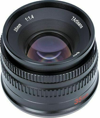 7artisans Crop Camera Lens 35mm F/1.4 Wide Angle for Sony E Mount Black