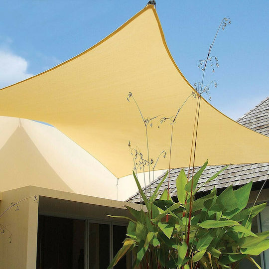 Showood Правоъгълена Shade Sail Бежов 3x5m 230гр/кв.м