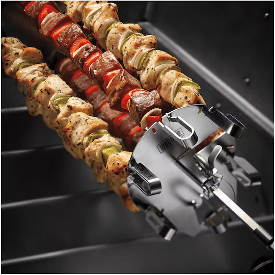 Weber Rotisserie Skewer Βάση Ψησίματος από Ανοξείδωτο Ατσάλι