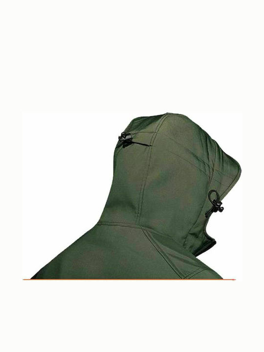 Fageo Work Jacket Softshell with Hood Black