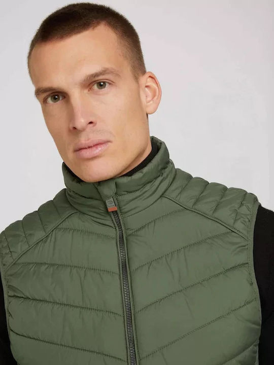 Αμάνικο Μπουφάν Puffer Olive