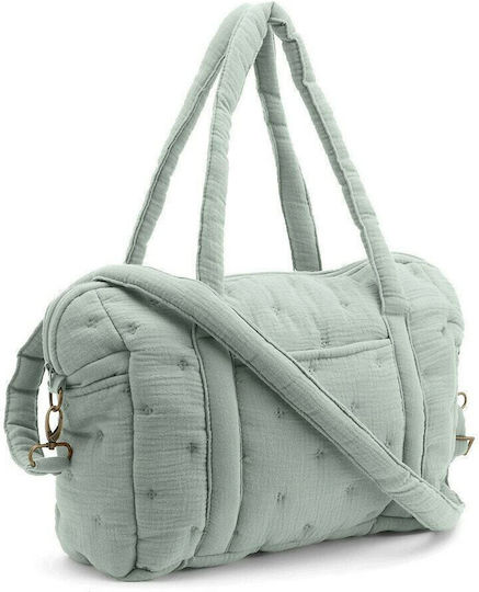 La Redoute Interieurs Shoulder/Hand Diaper Bag Green 29cm.