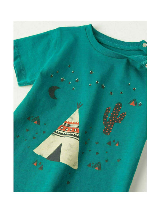 Zippy Kinder-T-Shirt Grün