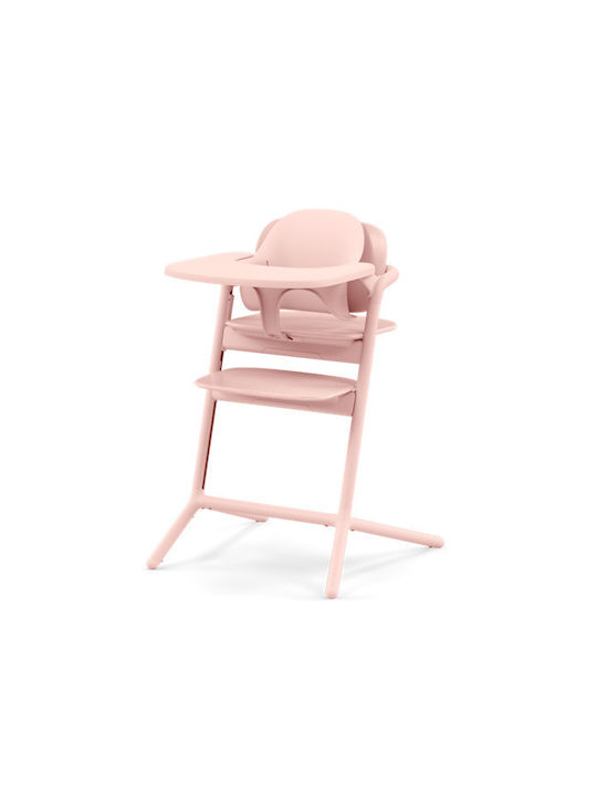 Cybex Lemo Highchair 4 in 1 with Metal Frame & Plastic Seat Pearl Pink