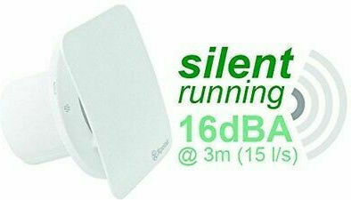 Xpelair C4SR Wall-mounted Ventilator Bathroom 100mm White