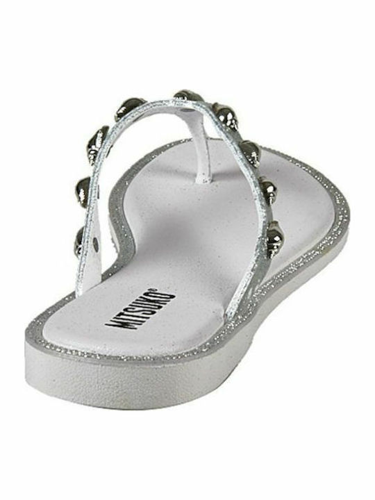 Women's Flip Flops Silver