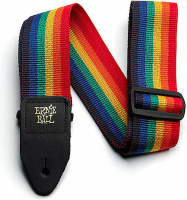 Ernie Ball Polypro Guitar Strap Rainbow