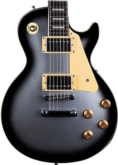 Jet Guitars JET Електрическа Китара Единичен разрез с HH Конфигурация на Пикапите Silverburst