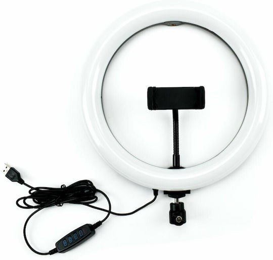 Puluz Ringlicht 26cm 3200 - 6500K mit Bodenstativ und Handyhalter
