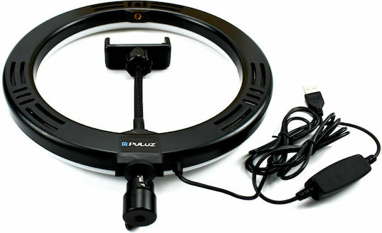 Puluz Ringlicht 26cm 3200 - 6500K mit Bodenstativ und Handyhalter