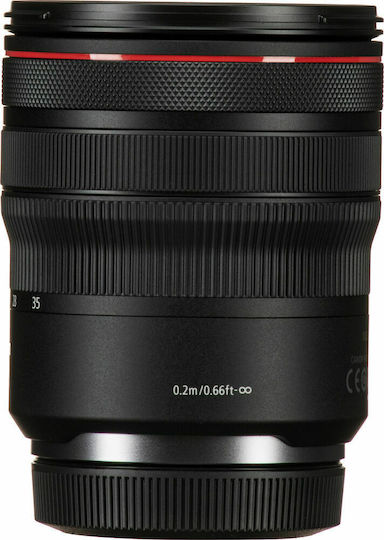 Canon Full Frame Camera Lens 14-35mm F/4L IS USM Wide Angle for Canon RF Mount Black