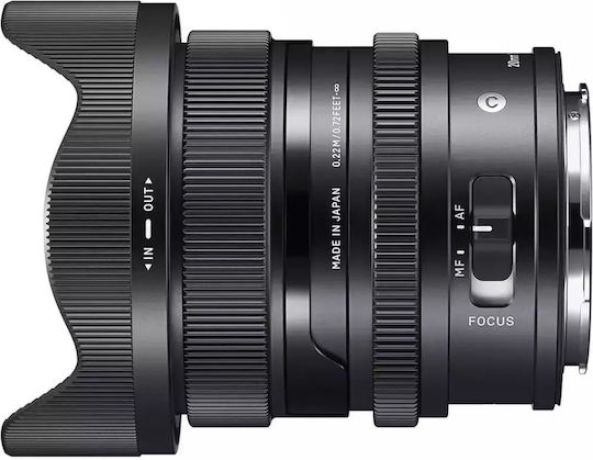 Sigma Full Frame Camera Lens 20mm F/2 DG DN Contemporary Fixed for Sony E Mount Black