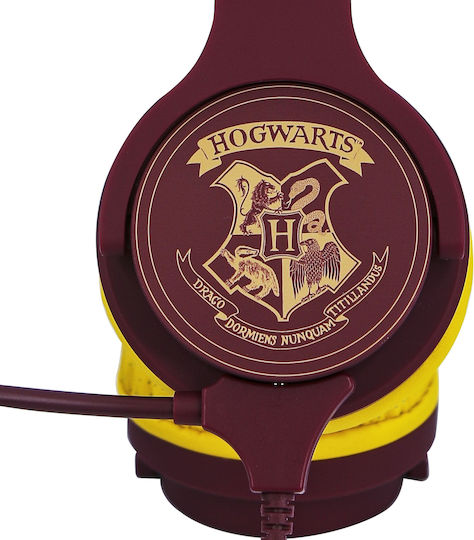 OTL Harry Potter Auf dem Ohr Multimedia-Headsets mit Mikrofon und Verbindung USB-A in Braun Farbe
