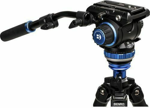 Benro Video Tripod A2573F with S6Pro Fluid Video Head Made of Aluminum and Load Capacity 6kg up to 178.5cm