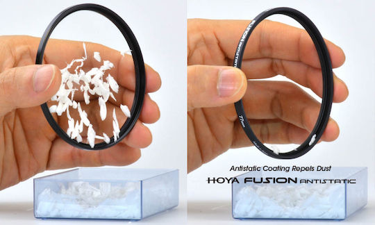 Hoya Fusion Antistatic Lens Filter UV Diameter 62mm with MC Coating for Photography Lenses