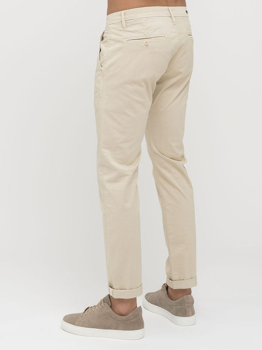 Culton Pantaloni Chino Elastic Bej