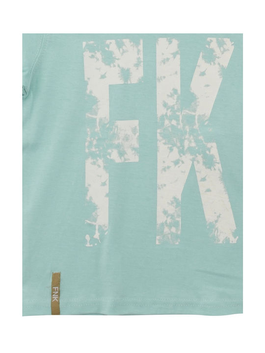 Funky Kids T-shirt Turquoise