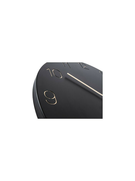 Karlsson Charm Engraved Numbers Wall Clock Plastic Black Ø40cm