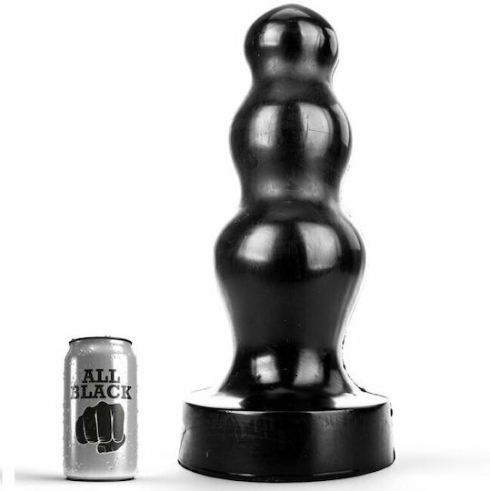 All Black Plug Anal Plug Black 38cm