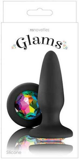 Ns Novelties Glams Gem Anal Plug Schwarz 10.4cm
