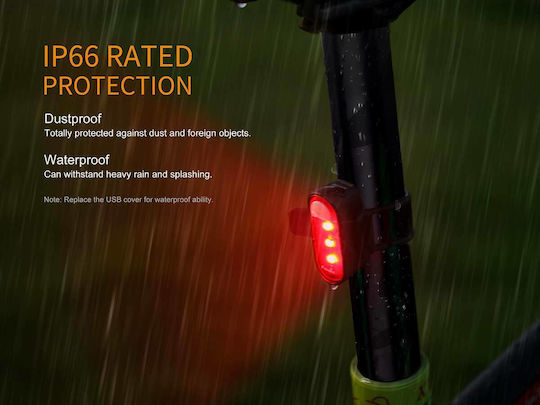 Fenix BC05R Rechargeable Rear Bicycle Light LED