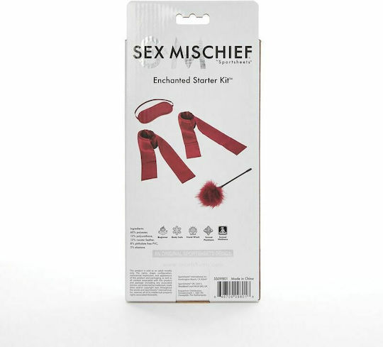 Sportsheets Sex & Mischief Enchanted Starter Kit BDSM Kit in Rot Farbe