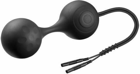 Electrastim Silicone Noir Lula Electro Jiggle Kegel Balls for Electro-stimulation in Black Color