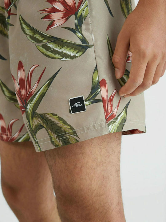 Men's Swimwear Shorts Green Floral